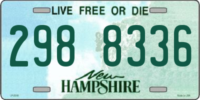 NH license plate 2988336