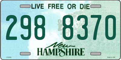 NH license plate 2988370