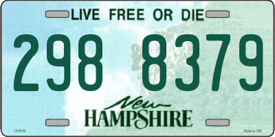 NH license plate 2988379