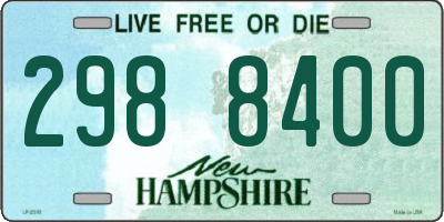 NH license plate 2988400
