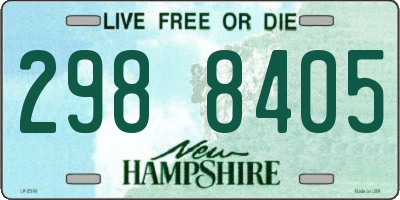 NH license plate 2988405