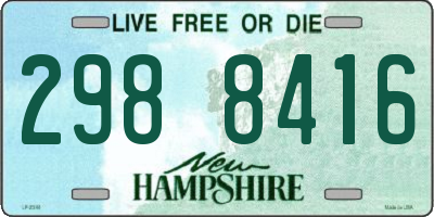 NH license plate 2988416