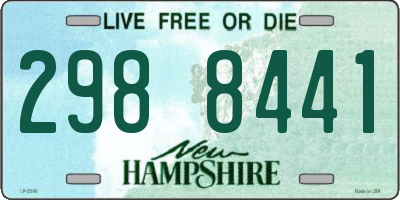 NH license plate 2988441