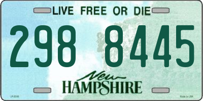 NH license plate 2988445