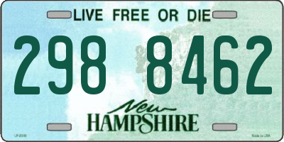 NH license plate 2988462