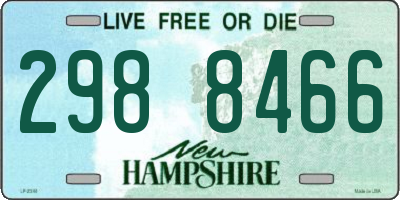 NH license plate 2988466