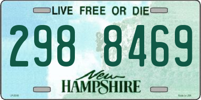 NH license plate 2988469