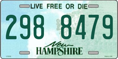 NH license plate 2988479