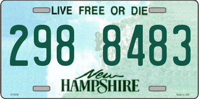 NH license plate 2988483