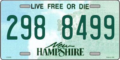 NH license plate 2988499