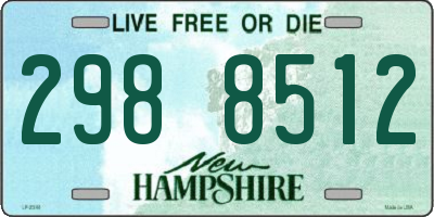 NH license plate 2988512