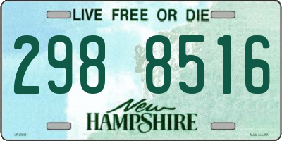 NH license plate 2988516