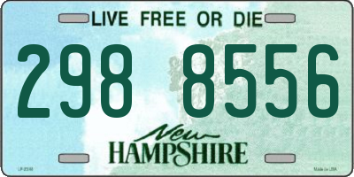 NH license plate 2988556