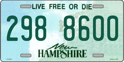 NH license plate 2988600