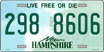NH license plate 2988606