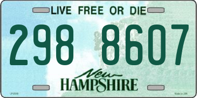 NH license plate 2988607