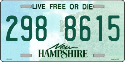 NH license plate 2988615