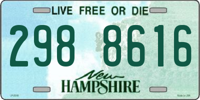 NH license plate 2988616