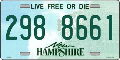 NH license plate 2988661
