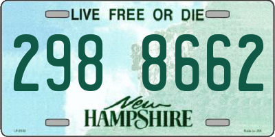 NH license plate 2988662