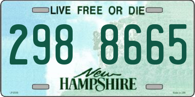 NH license plate 2988665