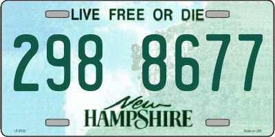 NH license plate 2988677