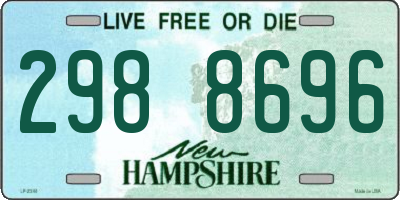NH license plate 2988696