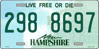 NH license plate 2988697