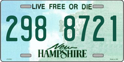 NH license plate 2988721