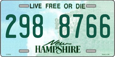 NH license plate 2988766