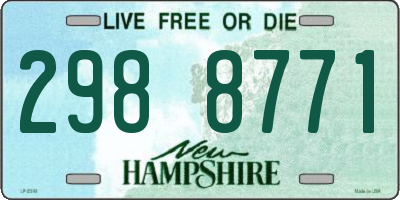 NH license plate 2988771
