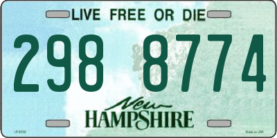 NH license plate 2988774