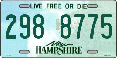 NH license plate 2988775