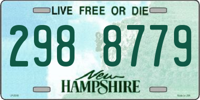 NH license plate 2988779