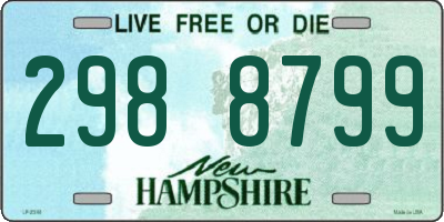NH license plate 2988799