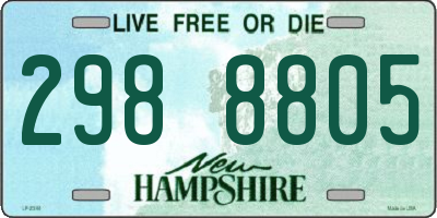 NH license plate 2988805