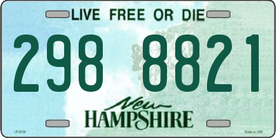 NH license plate 2988821