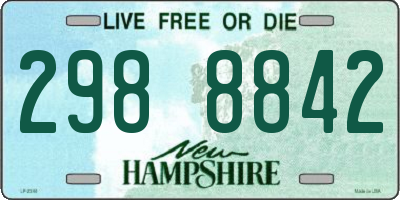 NH license plate 2988842
