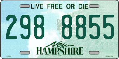 NH license plate 2988855