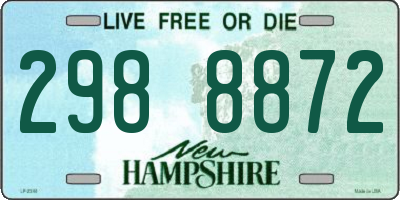 NH license plate 2988872