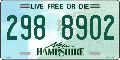 NH license plate 2988902