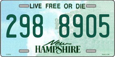 NH license plate 2988905