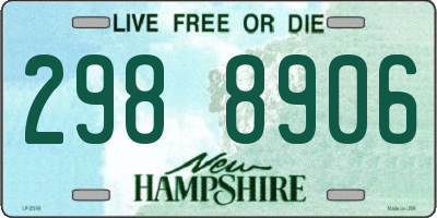 NH license plate 2988906