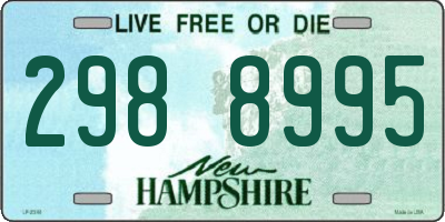 NH license plate 2988995