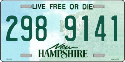 NH license plate 2989141