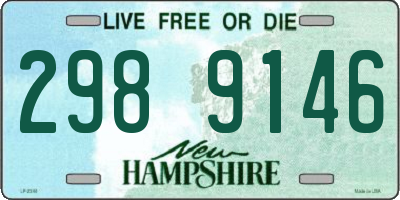 NH license plate 2989146