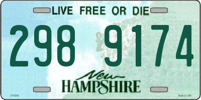 NH license plate 2989174