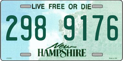 NH license plate 2989176