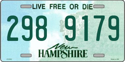 NH license plate 2989179