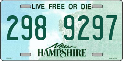 NH license plate 2989297